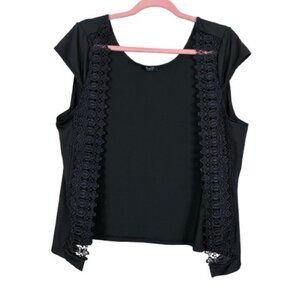 Finejo Open Front Whimsigoth Cap Sleeve Cardigan XL Witchy Fairy